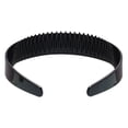 thumbnail image 5 of Elegant Black Spray Paint Headband with Long Teeth Design for Women Hair Accessories 25cm Wide Shiny Finish Hair Band Styling Solution, 5 of 8