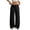 AA02_Black, variant on Womens Casual Linen Wide Leg Pant Flowy Drawstring High Waist Palazzo Pants Beach Vacation Trousers Sky Blue L