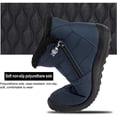 thumbnail image 5 of YAZI Mens Snow Boots Women Winter Anti-Slip Ankle Booties Waterproof Slip On Warm Fur Lined Sneaker, 5 of 12