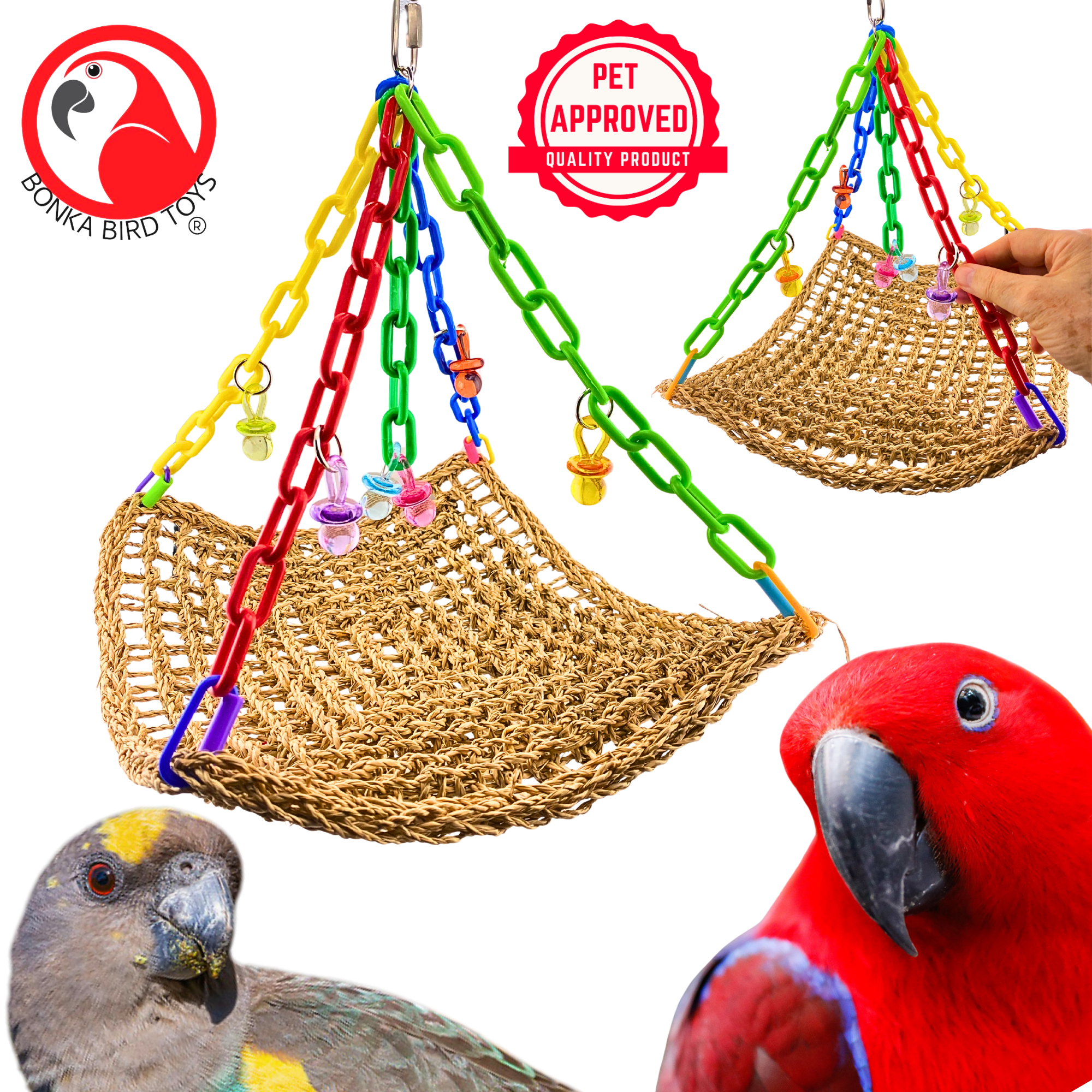 Bonka Bird Toys 1958 Large Platform Swing