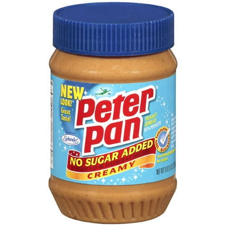 Peter Pan: Creamy No Sugar Added Peanut Spread, 18 oz