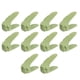 thumbnail image 1 of Organizador de ranuras para zapatos, estante para zapatos apilable de doble capa que ahorra espacio para sandalias Verde, 1 of 8