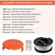 thumbnail image 3 of Paquete de 4 bobinas de línea con 1 cubierta para reemplazar bobina de repuesto, tapa para recortadora de malezas, línea de recortadora de alimentación automática AF-100, 3 of 5