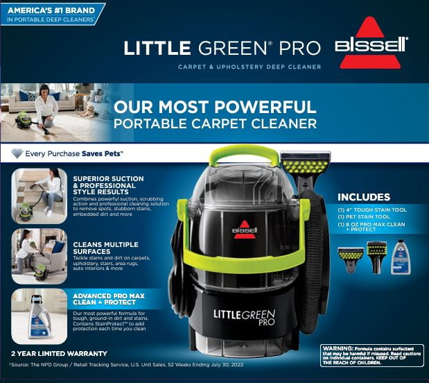 BISSELL Little Green Pro Portable Carpet Cleaner Poland Ubuy