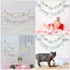 thumbnail image 2 of 2 juegos de pancartas colgantes de unicornio para cumpleaños, decoración para fiestas de cumpleaños, 2 of 6