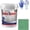 Green, variant on 2026 Upgrade Epoxy Colored Sand Floor Paint — Self Leveling & Fast Drying, High-gloss Marble Effect Coating, Garage Floors Painting