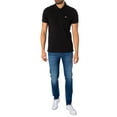 thumbnail image 5 of Tommy Jeans Slim Placket Polo Shirt, Black, 5 of 6