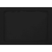 LUXPaper A7 Full Face Window Envelopes, Peel & Press, 5 1/4 x 7 1/4, Midnight Black, 80lb, 50 Pack