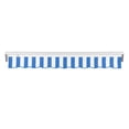 thumbnail image 5 of Awntech 24' x 10' Destin Manual Patio Retractable Awning, Bright Blue/White Stripe, 5 of 7