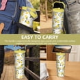 thumbnail image 7 of 30 Oz Tumbler Yellow Lemon Tumbler with Lid and Straw, Birthday Gift Cup for Friend Women Men Coffee Travel Mug Thanksgiving Day Halloween Christmas Gift Water Bottle, 7 of 7