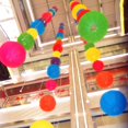 thumbnail image 2 of 8" Round Traditional Chinese Hanging Paper Lanterns for Wedding Party Event, 2 of 7