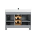 thumbnail image 2 of Legion Furniture WS2516-48-CD 48 in. Cadet Finish Solid Wood Sink Vanity, 1 ft. Artificial Stone Top, 2 of 10