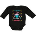 thumbnail image 3 of Inktastic Colorful Cupcake and Confetti Girls 1st Birthday Boys or Girls Long Sleeve Baby Bodysuit, 3 of 5