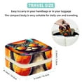 thumbnail image 5 of Retro Cat Travel Portable Square Necklace Holder with Ring, Earring, and Bracelet Organizer - Suitable for Girls and Women, 5 of 6