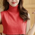 thumbnail image 4 of TODOZO Knitted Mock Turtleneck Fake Collar Winter Unisex Half Blouse Pullover False Collar Fake Turtleneck Dickey Collar Half Top Mock Blouse Neck Warm Faux Detachable Collar for Women, 4 of 5