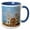 Blue/White, variant on 3drose, Usa, Arizona, Tucson. Mission San Xavier Del Bac, 15oz Mug
