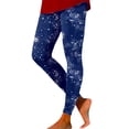 thumbnail image 4 of LIIPEE Women Leggings Casual Elastic High Waist Slim Fit Ankle Length Leggings Carnival Galaxy Starry Printed Yoga Pants Running Fashion Comfortable Soft Breathable Leggings,Navy,M, 4 of 5