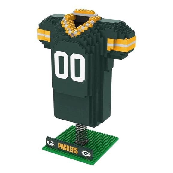 Green Bay Packers NFL BRXLZ Jersey 1074-Piece Building Block Set