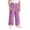 Purple, variant on Rvusndi Girls Summer Wide Leg Pants Comfortable Soft Loose Joggers Casual Trousers with Elastic Waist Long Pants for Kids Play and Everyday Wear
