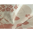 thumbnail image 4 of Ambesonne Floral Quilted Bedspread Set 3 Pcs, Hawaii Flowers Tropical, Queen Size, Fuchsia Salmon White, 4 of 5