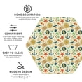 thumbnail image 3 of Honeii Summer and sea Print Leather Coaster Set of 4, Ideal for Safeguarding Your Furniture from Drinks Spills and Effortless cleanup-Hexagon, 3 of 6