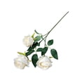 thumbnail image 3 of Artificial Flowers 1 Three-Headed Rose for Wedding Arrangements Hotel Home Decor, 3 of 9