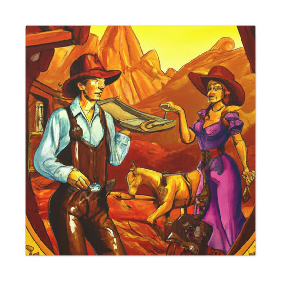 Gold Mining Splendor - Canvas