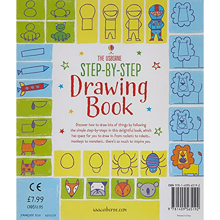Step-by-step Drawing book, Usborne