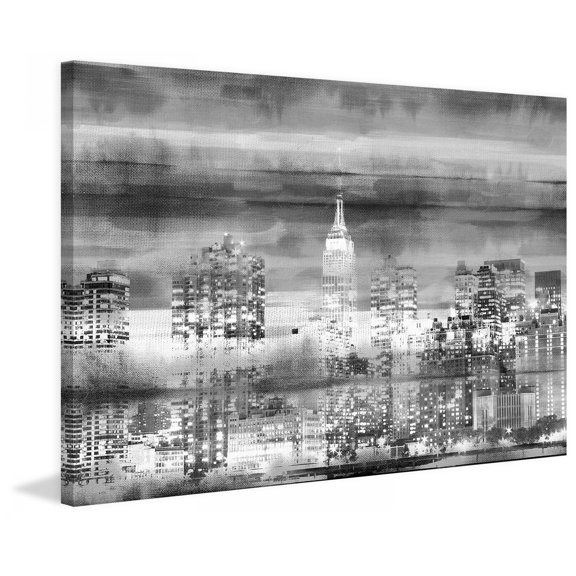 Parvez Taj "Big Apple Night" Print on Canvas
