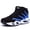 Blue, variant on Men's Professional Basketball Shoes, Lace Up Air Cushion Sneakers For Training Running Walking ,Comfy High Top Breathable Non Slip Shock Absorption