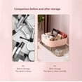 thumbnail image 4 of dwsnxt White Plastic Makeup Organizer with 4 Compartments and Removable Shelves, Ideal for Cosmetics Storage on Bathroom Countertop and Bedroom Vanity Dresser Pink, 4 of 6