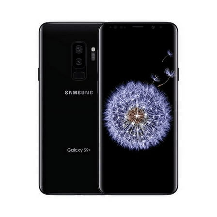 Pre-Owned Samsung Galaxy S9 Plus SM-G965U 64GB Verizon GSM Unlocked AT&T T-Mobile - Midnight Black