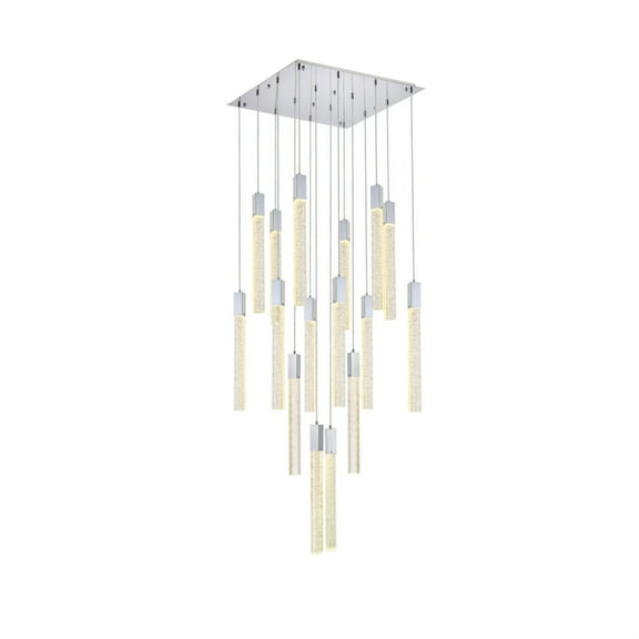 Weston 16 lights pendant in chrome