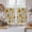 Brown, variant on Sunflower Tier Curtains 24 Inch Length, Summer Botanical Farmhouse Floral Elegant Cafe Short Curtains for Bathroom Over Sink, Small Kitchen Curtain Light Filtering Tiered Drapes 2 Panels 27.5"Wx24"L