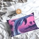 thumbnail image 5 of Fotbe Hawaiian Beach Dolphin Funda de Almohada Decorativa Estilo Occidental, Lujo en Algodón, Fundas para Almohadas King, Cojín Estampado para Decoración del Hogar-16"x24", 5 of 6