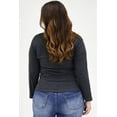 thumbnail image 3 of Blusa cuello de tortuga Roman Fashion Tallas Extras 316 Gris oscuro 42, 3 of 6