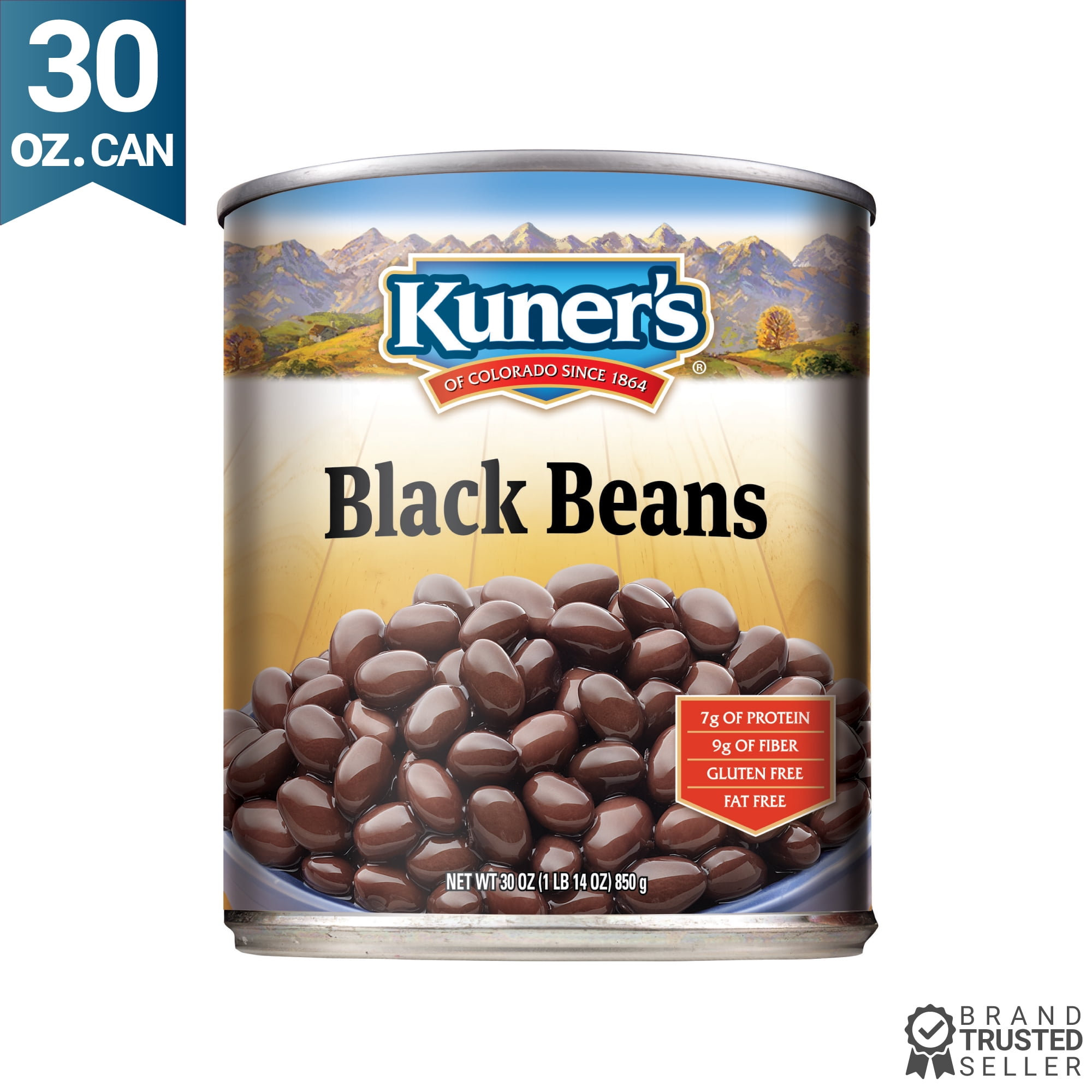 Kuner's Black Beans 30 Oz. Can
