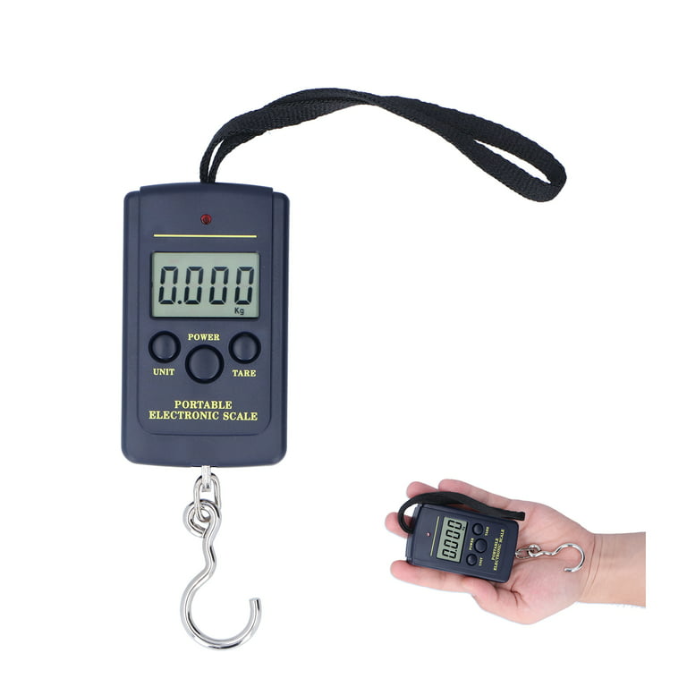 Fish Weighing Balance, Portable Digital 40kg-10g Hanging Scales