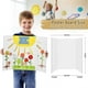 thumbnail image 2 of 4 Pcs Trifold Poster Board, White Poster Board Comes with Sticky Accessories, Corrugate Presentation, 2 of 5