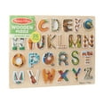Melissa & Doug Alphabet Art Wooden Puzzle (26 pcs) - Walmart.com