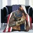 thumbnail image 6 of Roman Reigns Blanket, Super Soft Throw Blanket, Cozy Flannel Blankets For Boys Girls, Warm Blankets For Couch Sofa Bed, 40"X30", 6 of 9
