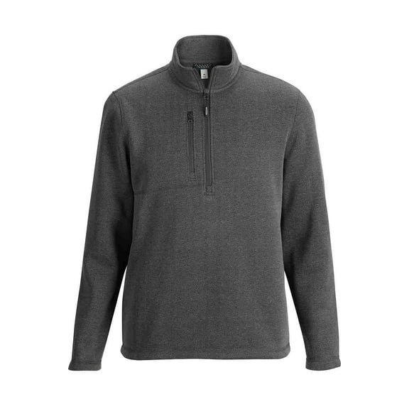 EDWARDS MENS SWEATER KNIT JACKET, STEEL HERRINGBONE, 2XL