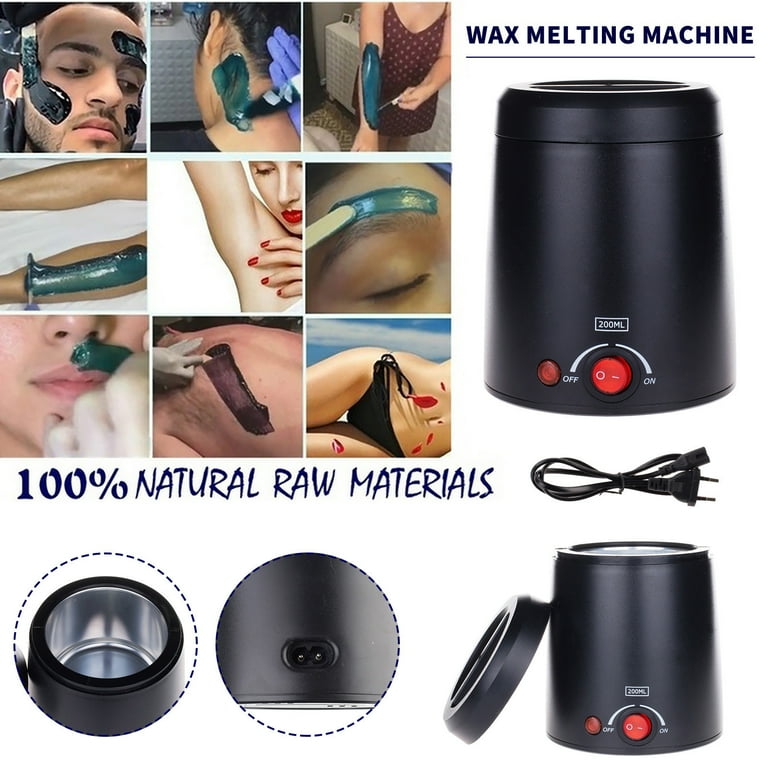 Solacol Wax Machine for Hair Removal Wax Melting Machine, Hair Removal Wax Heating Machine Wax Machine 200ml Wax Sticks for Hair Removal Wax Heater