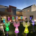 thumbnail image 2 of Lámpara de ángel Decoraciones solares para jardín Luces de jardín con energía solar Día de la madre Regalos de jardín Jardín Ángel Tumbas Marcadores para cementerio para humanos Jardín Dec, 2 of 5