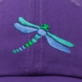 thumbnail image 5 of DALIX Dragonfly Womens Baseball Cap Fashion Hat in Purple, 5 of 7