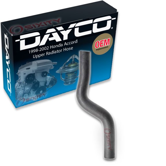 Dayco Upper Radiator Coolant Hose compatible with Honda Accord 2.3L L4 1998-2002