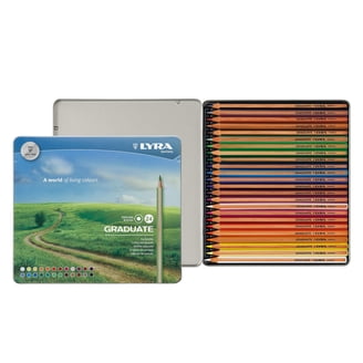 Lyra Rembrandt Polycolor Pencil Set, Black, White & Gray Tones Set