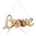 thumbnail image 1 of CNKOO English Letters DIY Door Sign Linen Rope Home Pattern Hanging Door Sign Pendant for Home, 1 of 10