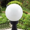 thumbnail image 4 of UPOUART 1Pack Spherical Acrylic Globe Lamp Shade for Ceiling Fan Light Cover 11.8In White, 4 of 8