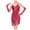 Hot Pink, variant on Sgkm Girls Dresses Vintage Sequins Fringe Party Dress with Gloves Latin Dance Girls Clothes Performance Costume